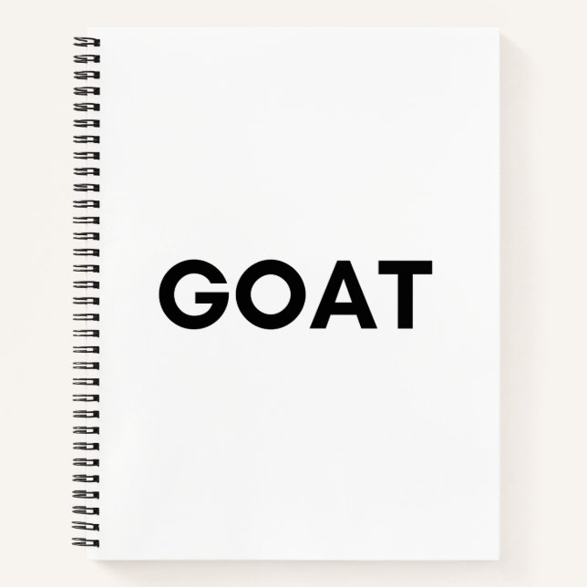 goat notebook (Front)