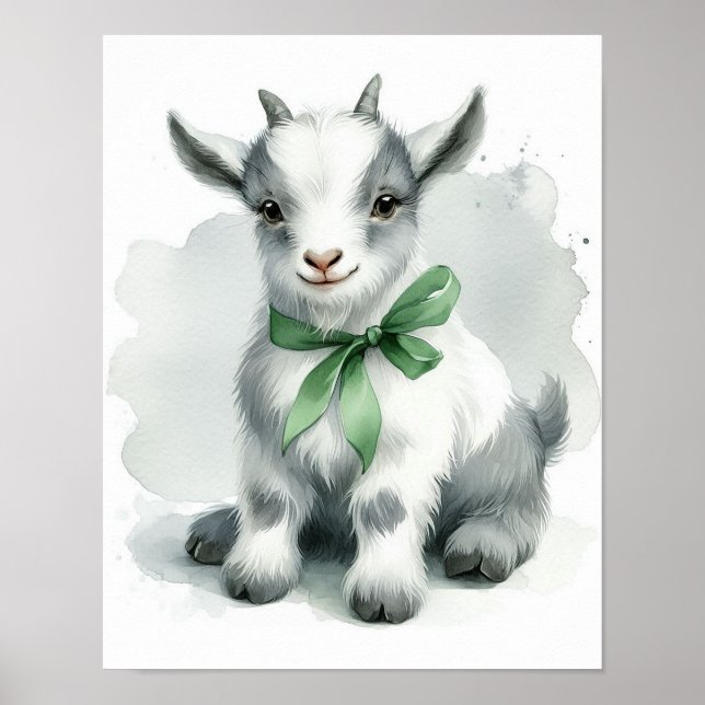 Goat Nursery Wall Art (Front)