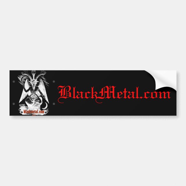 Goat of Mendes Black Bumpersticker Bumper Sticker (Front)