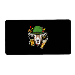 Goat Oktoberfest Lederhosen Costume Gift
