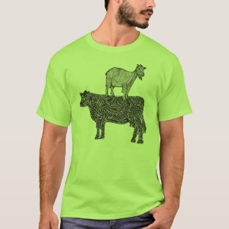 Goat on a Cow T-Shirt
