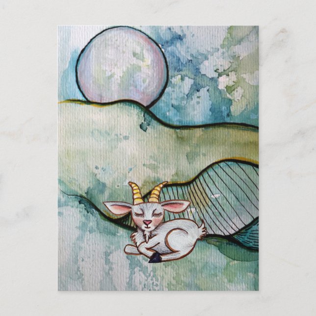 Goat                                               postcard (Front)