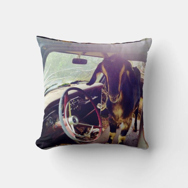 Goat Power Pillow (Front)