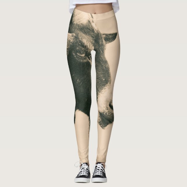 Goat Profile Leggings (Front)