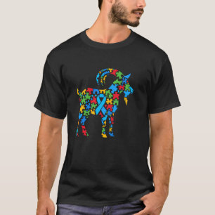 Goat Puzzle Autism Awareness Autistic Womens Mens T-Shirt