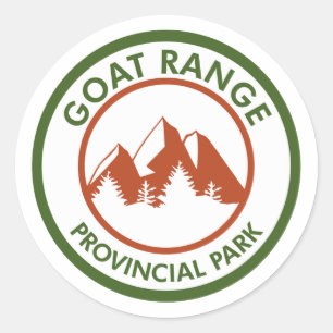 Goat Range Provincial Park Classic Round Sticker