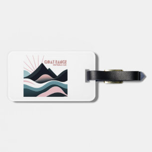 Goat Range Provincial Park Coloured Hills Luggage Tag