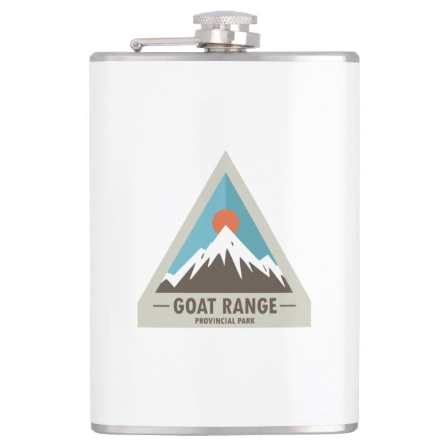 Goat Range Provincial Park Hip Flask (Front)