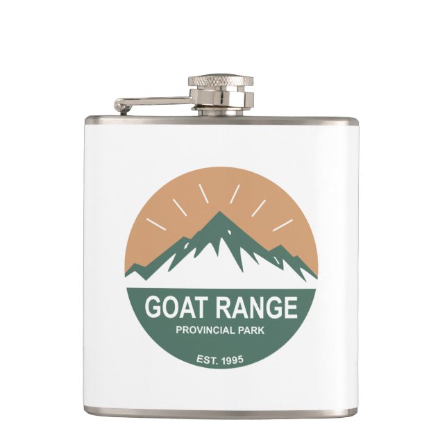 Goat Range Provincial Park Hip Flask (Front)