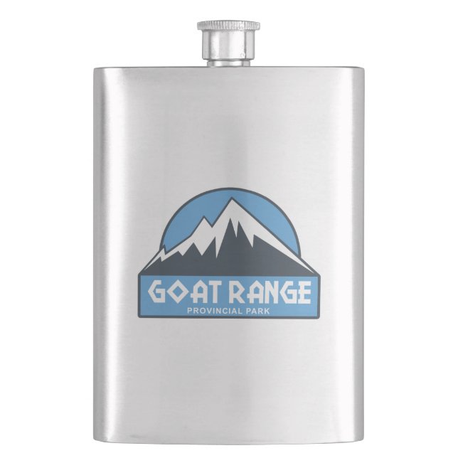 Goat Range Provincial Park Hip Flask (Front)