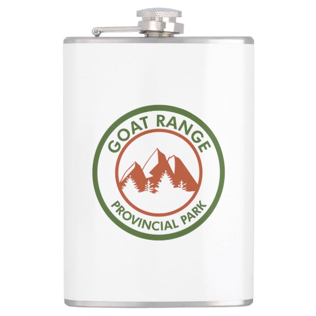 Goat Range Provincial Park Hip Flask (Front)