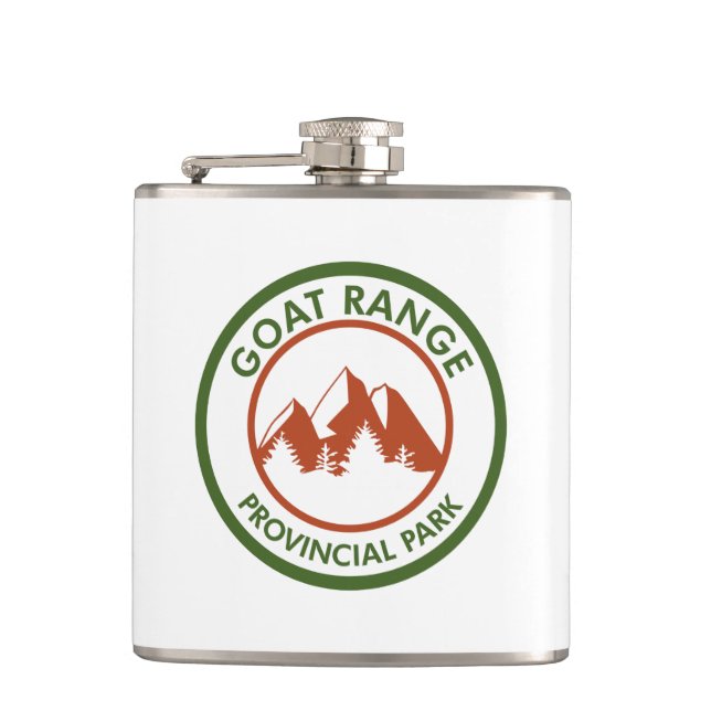 Goat Range Provincial Park Hip Flask (Front)