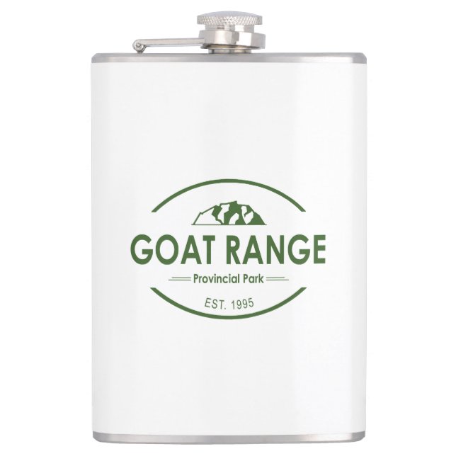 Goat Range Provincial Park Hip Flask (Front)