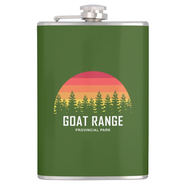 Goat Range Provincial Park Hip Flask (Front)
