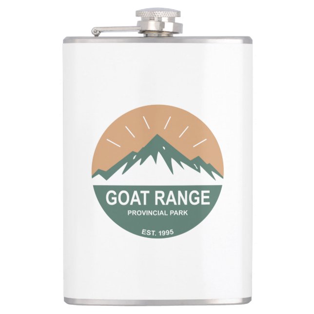 Goat Range Provincial Park Hip Flask (Front)