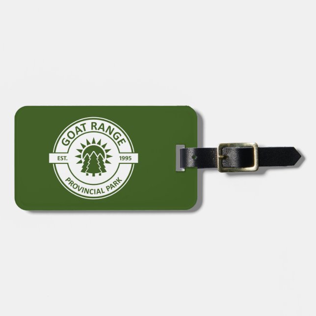 Goat Range Provincial Park Luggage Tag (Front Horizontal)