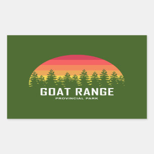 Goat Range Provincial Park Rectangular Sticker