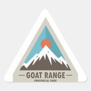 Goat Range Provincial Park Triangle Sticker