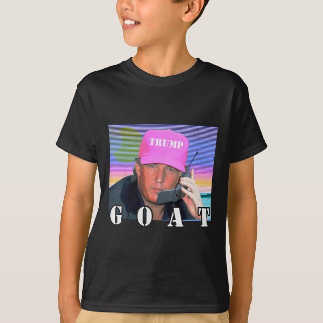 Goat Republican Conservative Trump 2024 Funny  T-Shirt (Front)