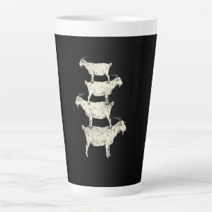 Goat Retro Latte Mug