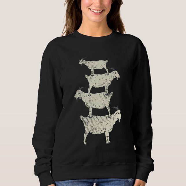 Goat Retro Sweatshirt (Front)