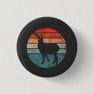 Goat Retro Vintage 3 Cm Round Badge