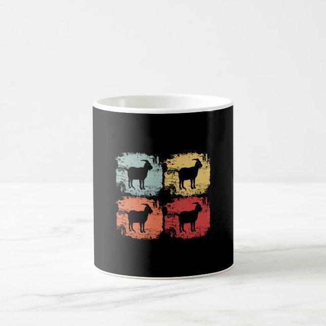 Goat Retro Vintage Coffee Mug (Center)