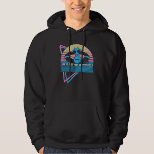 Goat Retro Whatever Floats Your Goat Hoodie