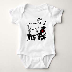 Goat rocks Vietnamese Chinese Year Zodiac Bodysuit