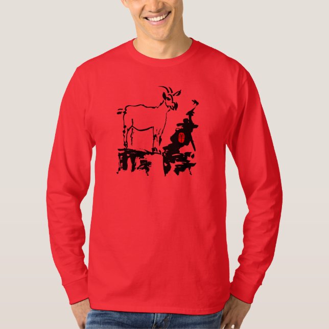 Goat rocks Vietnamese Chinese Year Zodiac SweatS T-Shirt (Front)