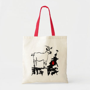 Goat rocks Vietnamese Chinese Year Zodiac Tote Bag