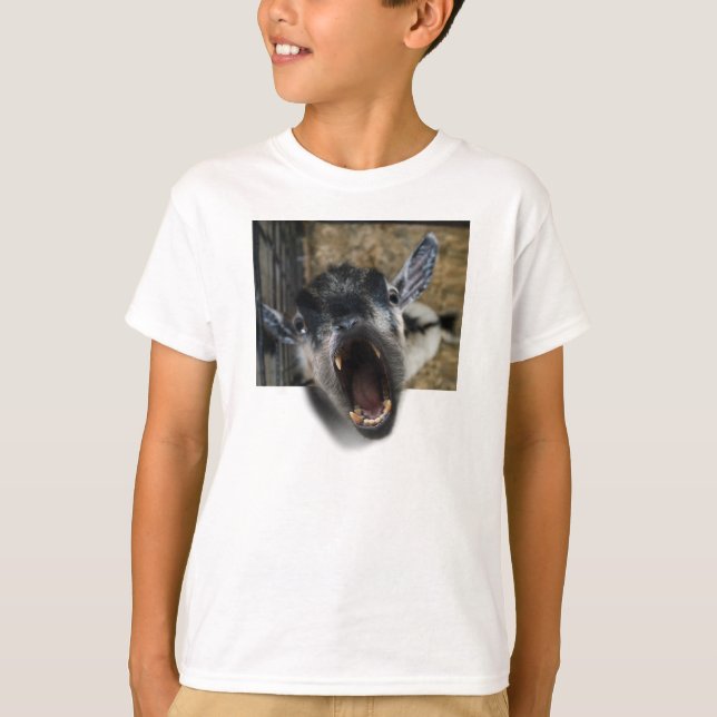 Goat Screaming to Get Out T-Shirt (Front)