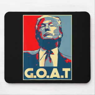 Goat Shirt Republican Conservative Gift Trump 2024 Mouse Pad