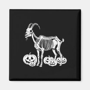 Goat Skeleton Birthday Halloween Mens Womens Kids  Magnet