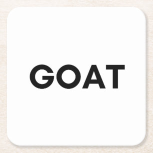 goat square paper coaster