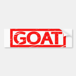 GOAT Stamp Bumper Sticker