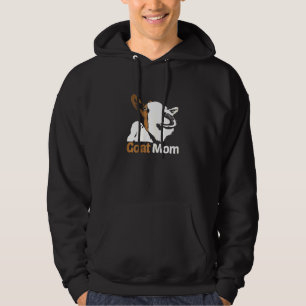 Goat Themed Mother Sheep Lamb Cow Farmer Herder Fa Hoodie