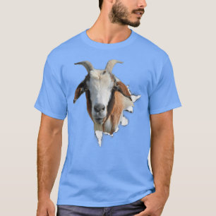 Goat Torn Cloth Gifts For Animal Lover Funny T-Shirt