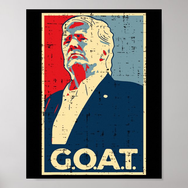 Goat Trump Poster 2024  (Front)