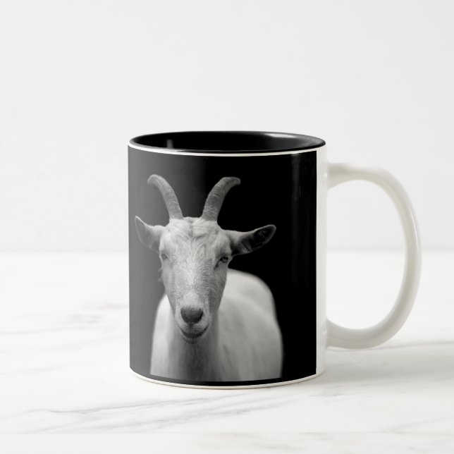 Goat Two-Tone Coffee Mug (Right)
