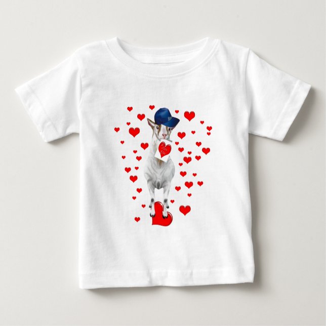 GOAT-Valentine-I LoveYou Baby T-Shirt (Front)