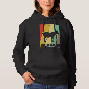 Goat Vintage Retro Animal Hoodie