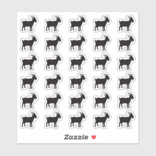 Goat Wedding Place Card Food Meal Menu Choice