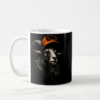 Goat Welder Funny Welding Goat Blue Collar Worker Coffee Mug