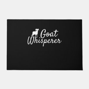 Goat Whisperer Cute Goat Lover Farm Animal Farming Doormat