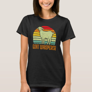 Goat Whisperer Farmer Animal Vintage Retro T-Shirt