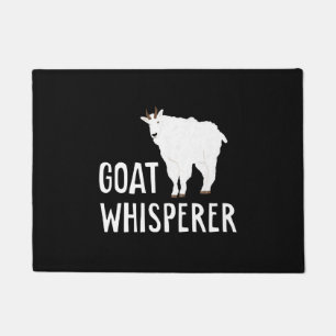 Goat Whisperer Funny Goat Farm Tshirt Pet Goat Doormat