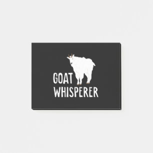 Goat Whisperer Funny Goat Farm Tshirt Pet Goat Post-it Notes
