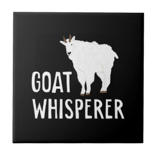 Goat Whisperer Funny Goat Farm Tshirt Pet Goat Tile
