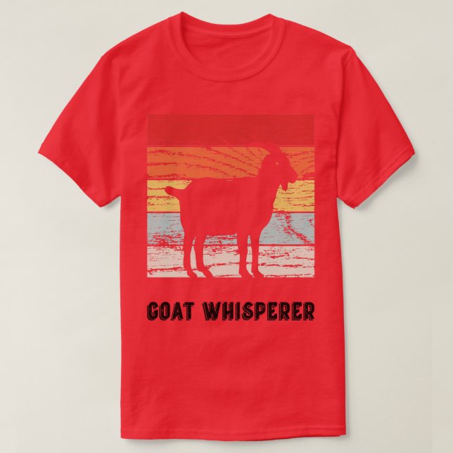 Goat Whisperer T-Shirt (Design Front)